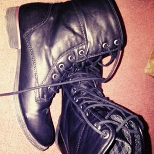 Womens black boots